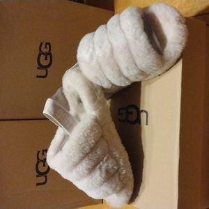 Kids UGG K Fluff Yeah Slide